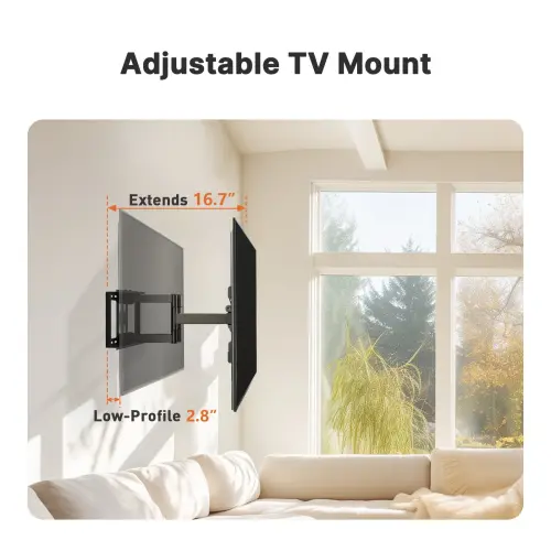 Soporte de Pared MountFTV Full Motion para TV de 37 a 90 Pulgadas, 132 lb y VESA 600x400's photo #3